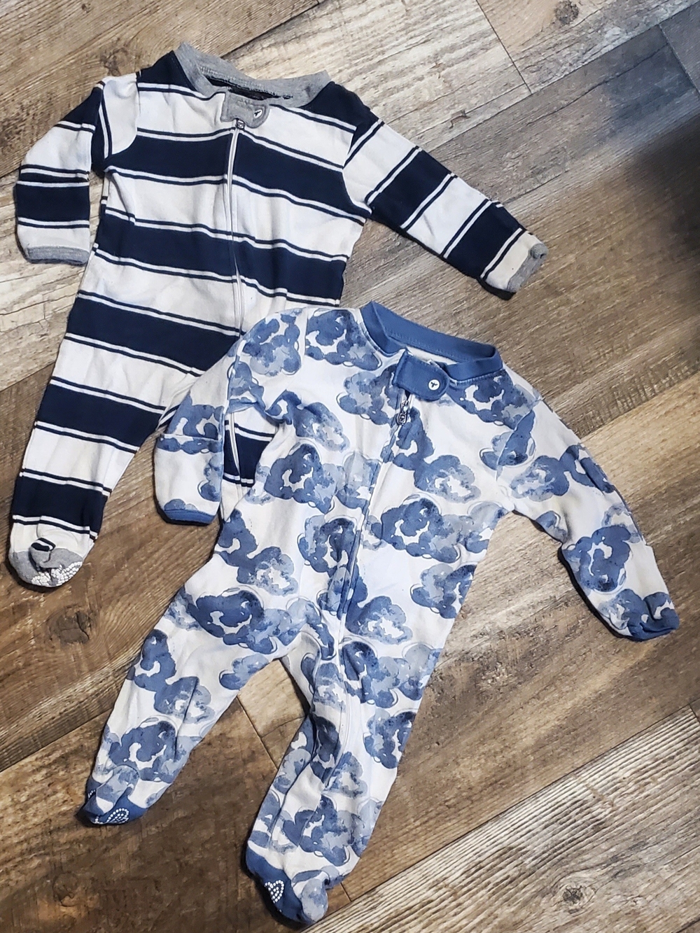 Two Burt's Bees 0-3month Onsies